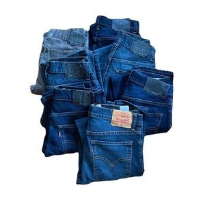 Boys Levi's Bundle- 7 pairs! 511 Slim (3) 27x27 (3) 26x26, 510 Skinny (1) 29x29